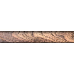 W-STEP skirting board for laminate flooring, walnut pattern, 2400x60x15 mm