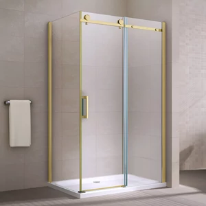 Milano Duo Gold shower cabin 80x120, 195cm, 8mm, NANO