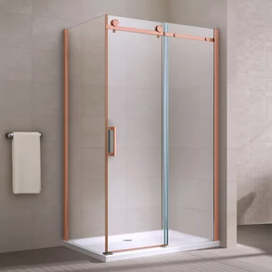 Milano Duo Rose Gold shower cabin 80x120, 195cm, 8mm, NANO