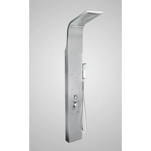 Bologna Silver shower panel, stainless steel
