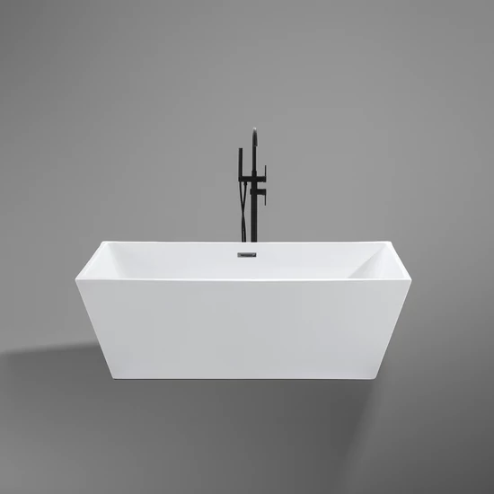 CUBE freestanding bathtub, white, 170x75x58 cm