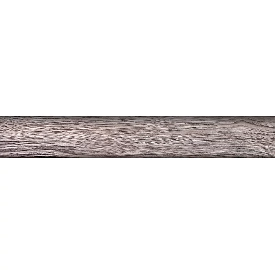 W-STEP skirting board for laminate flooring, dark oak pattern, 2400x60x15 mm