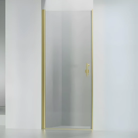 Madeira Gold 80 swing shower door, 190cm, 6mm, NANO