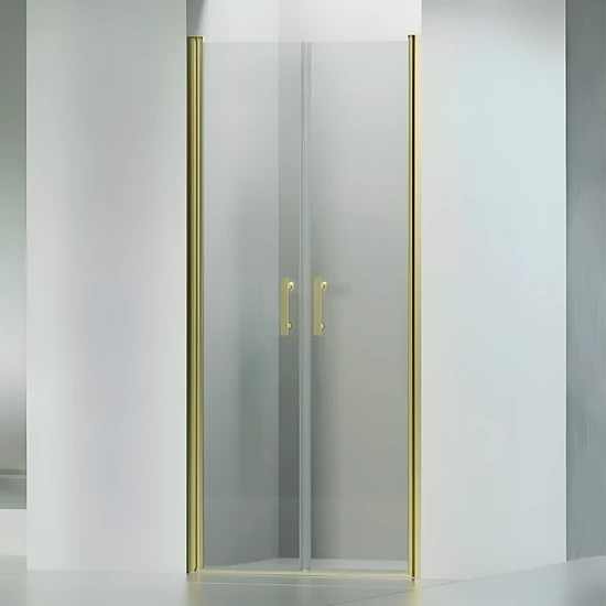 Westy Gold 80 double-leaf shower door, 195cm, 6mm, NANO