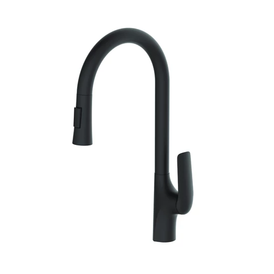 Ibiza Black pull-out kitchen faucet
