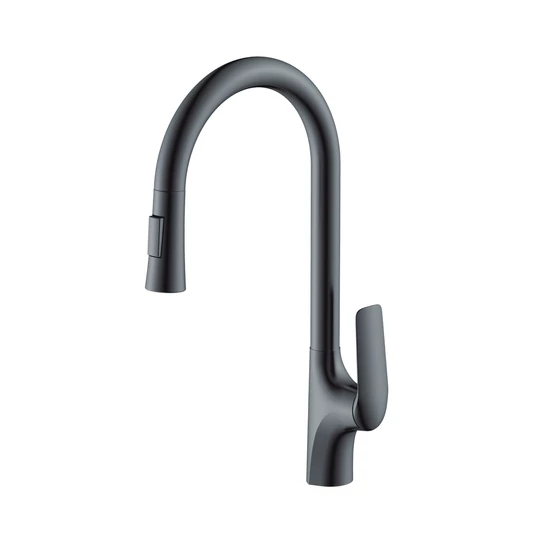 Ibiza Gun Grey Pull-out Kitchen Faucet