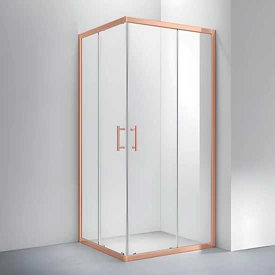 Motril Rose Gold shower cabin 80x80 190cm, 6mm, NANO