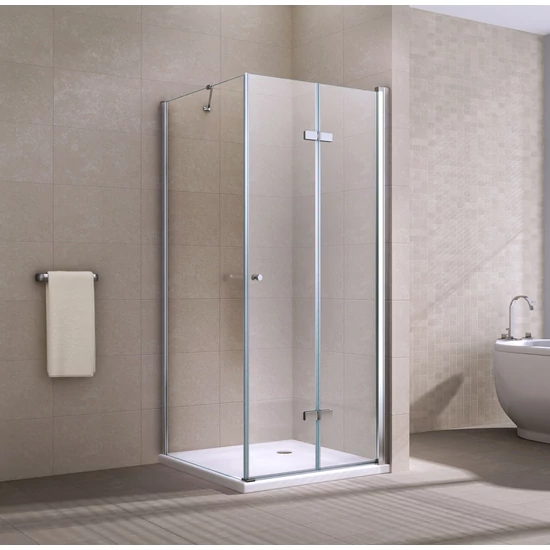 Cordoba Duo shower cabin 90x90, 195cm, 6mm, NANO
