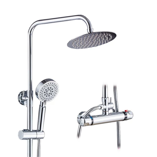 VOILE shower set with thermostatic mixer