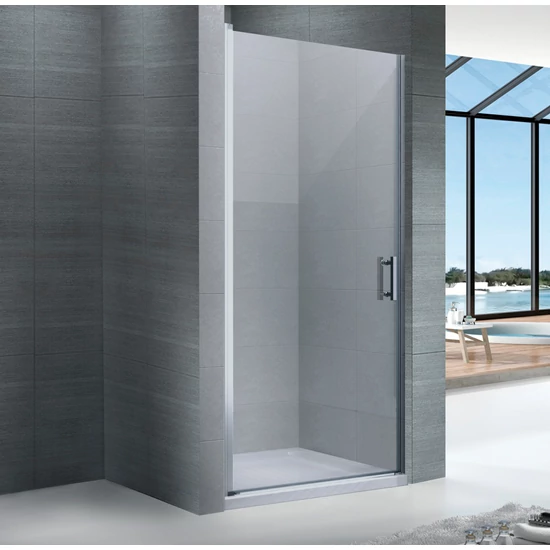 Madeira 80 swing shower door, 190cm, 6mm, NANO