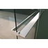Rochelle Chrome shower shelf and towel holder for shower wall, 120 cm