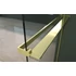 Rochelle Gold shower shelf and towel holder for shower wall, 80 cm
