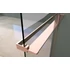 Rochelle Rose Gold shower shelf and towel holder for shower wall, 120 cm