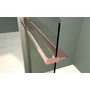 Picture 5/7 -Rochelle Rose Gold shower shelf and towel holder for shower wall, 80 cm