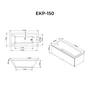 Picture 6/9 -Paris straight bathtub 150x70 cm