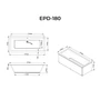Picture 6/9 -Peru straight bathtub 180x80 cm