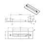 Picture 6/6 -Steel overflow and drain cover set for freestanding bathtub, gun gray