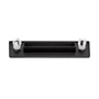Picture 3/6 -Steel overflow and drain cover set for freestanding bathtub, black