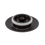 Picture 5/6 -Steel overflow and drain cover set for freestanding bathtub, black