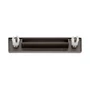 Picture 3/6 -Steel overflow and drain cover set for freestanding bathtub, gun gray