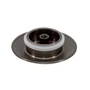Picture 5/6 -Steel overflow and drain cover set for freestanding bathtub, gun gray