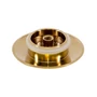Picture 5/6 -Steel overflow and drain cover set for freestanding bathtub, gold
