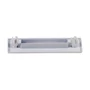 Picture 3/6 -Steel overflow and drain cover set for freestanding bathtub, white