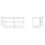 Picture 3/3 -Dijon Sonoma bathroom cabinet with sink 120cm