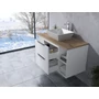 Picture 2/3 -Rennes White bathroom cabinet with sink
