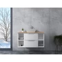 Picture 1/3 -Rennes White bathroom cabinet with sink