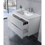 Picture 2/5 -Catania White bathroom cabinet with washbasin 60cm
