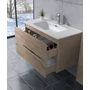 Picture 2/5 -Catania Sonoma bathroom cabinet with washbasin 60cm