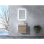 Picture 1/3 -Zamora Sonoma bathroom cabinet with sink and LED mirror