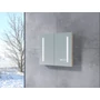 Picture 1/3 -Sevilla Sonoma two-door mirrored wardrobe with LED lighting 60 cm