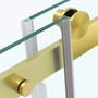 Picture 3/4 -Milano Gold sliding shower door, 120x195cm, 8mm, NANO