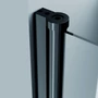 Picture 2/4 -Westy Black 80 double-leaf shower door, 195cm, 6mm, NANO
