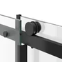 Picture 3/7 -Belvero Black 120 sliding shower door, 195cm, 6mm, NANO