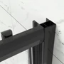 Picture 2/5 -Elche Black 120 sliding shower door, 190cm, 6mm, NANO