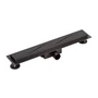 Picture 1/8 -Burela matt black shower drain, 50 cm
