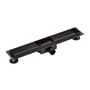 Picture 4/8 -Burela matt black shower drain, 50 cm