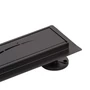 Picture 7/8 -Burela matt black shower drain, 50 cm
