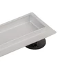 Picture 6/7 -Granada shower drain with black glass, 60 cm