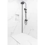 Picture 8/12 -Cagliari White 80x80x2.6 cm square, SMC shower tray with siphon