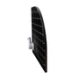Picture 7/11 -Cagliari Black 80x80x2.6 cm curved, SMC shower tray with siphon
