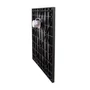 Picture 7/11 -Cagliari Black 80x80x2.6 cm square, SMC shower tray with siphon