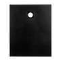 Picture 3/12 -Cagliari Black 80x100x2.6 cm square, SMC shower tray with siphon