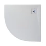 Picture 4/11 -Cagliari White 80x80x2.6 cm curved, SMC shower tray with siphon