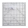 Picture 6/12 -Cagliari White 80x80x2.6 cm square, SMC shower tray with siphon