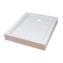 Picture 2/11 -Almagro 80x100x13.5 cm square, rectangular, acrylic shower tray with siphon