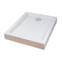 Picture 1/11 -Almagro 80x100x13.5 cm square, rectangular, acrylic shower tray with siphon